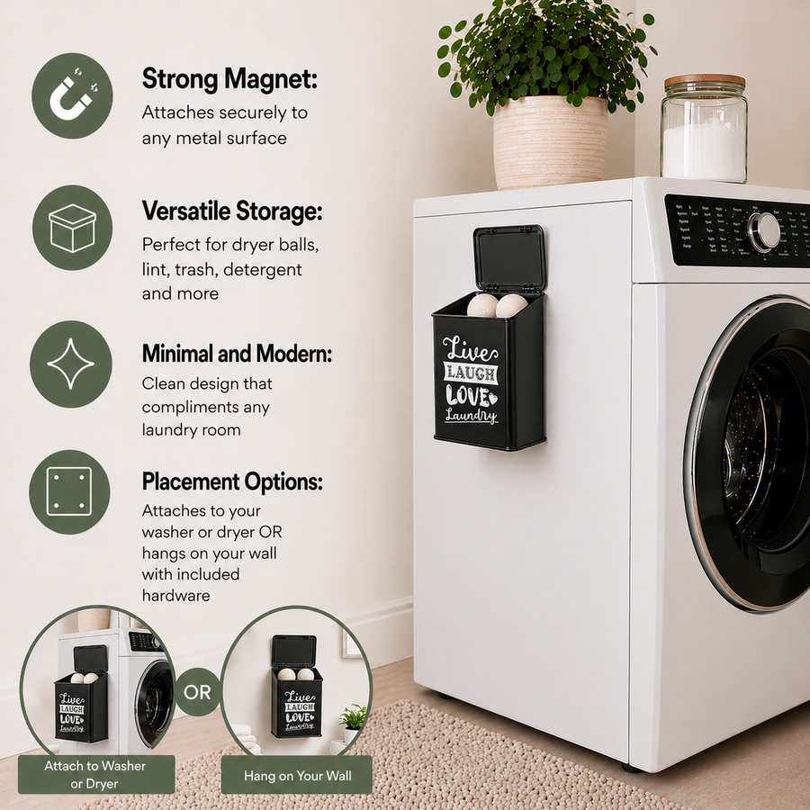 Magnetic Laundry Storage Bin